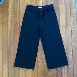 Madewell wide leg crop- size 30